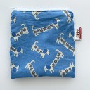 Dachshund Print Zip Pouch